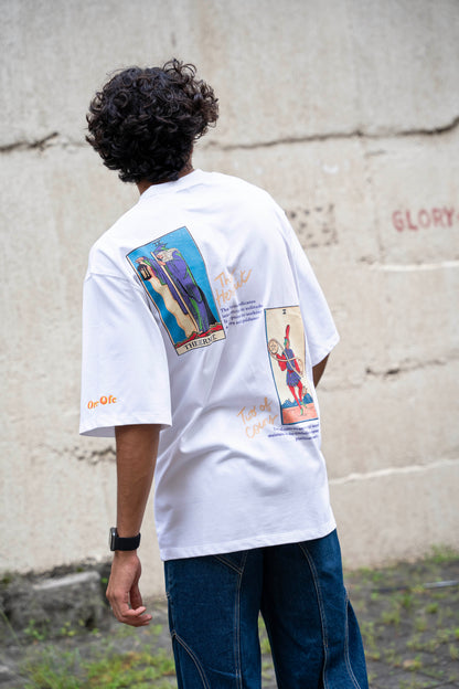 Tarot Cards Oversized T-shirt back view